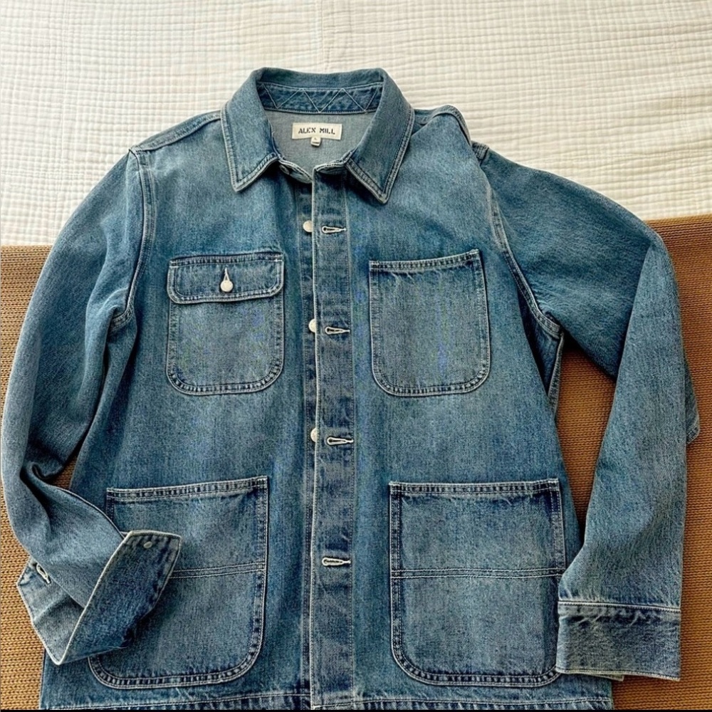 NWT Alex Mill Chore Coat (Not The Britt) Japanese, Indigo Denim. L/XL